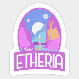 "Visit Etheria" She-Ra Logo Sticker